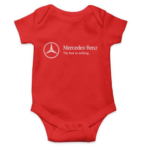 Mercedes-Benz Kids Romper For Baby Boy/Girl-0-5 Months(18 Inches)-RED-Ektarfa.online