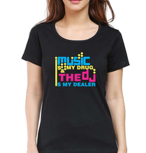 Load image into Gallery viewer, Music T-Shirt for Women-Black-Ektarfa.online
