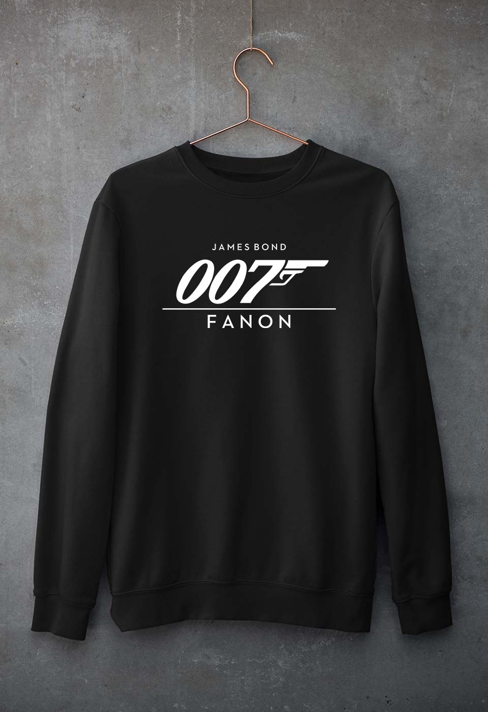 James Bond (007) Unisex Sweatshirt for Men/Women-Black-Ektarfa.online