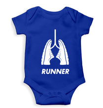 Load image into Gallery viewer, Runner Running Kids Romper For Baby Boy/Girl-0-5 Months(18 Inches)-Royal Blue-Ektarfa.online
