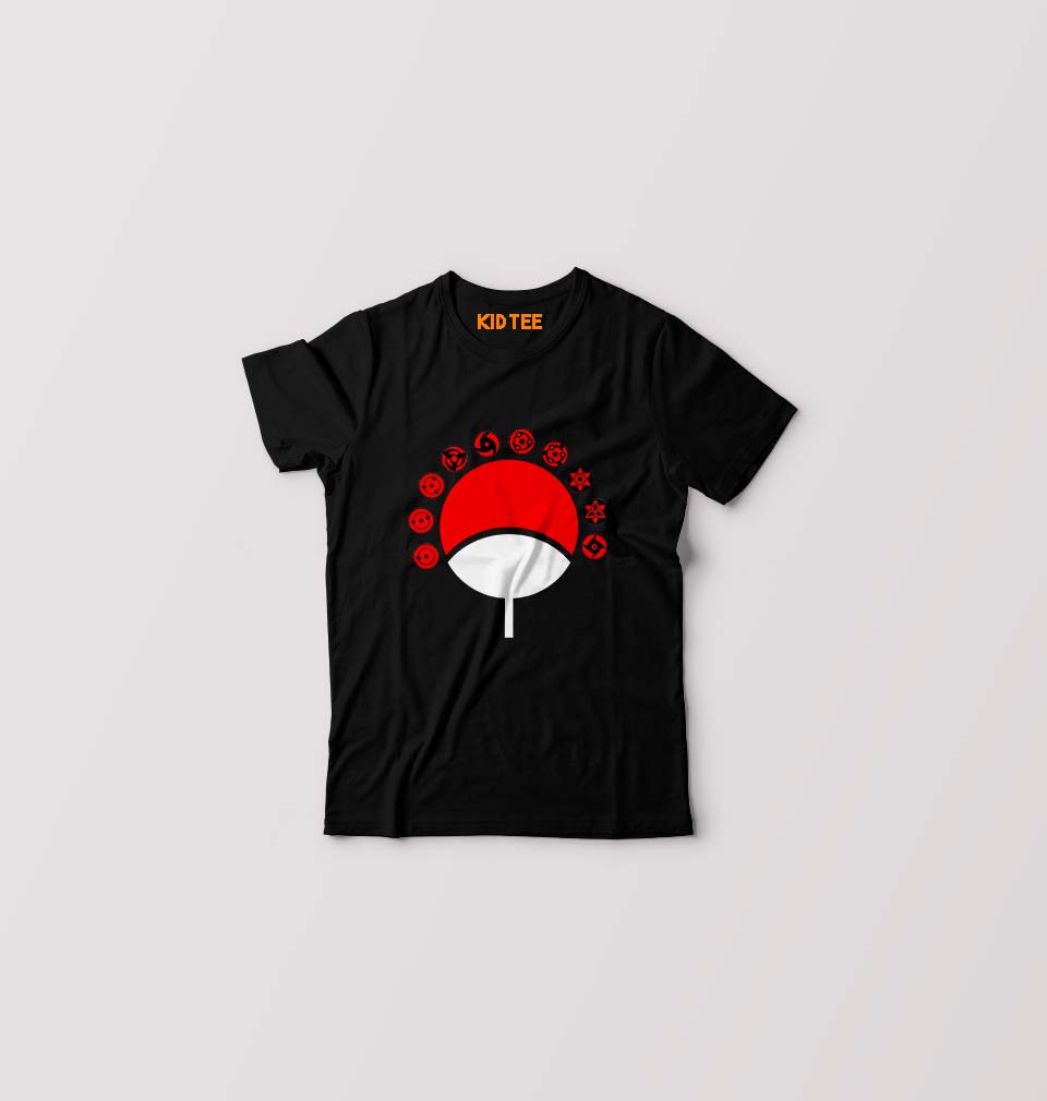 Sharingan Kids T-Shirt for Boy/Girl-Black-Ektarfa.online
