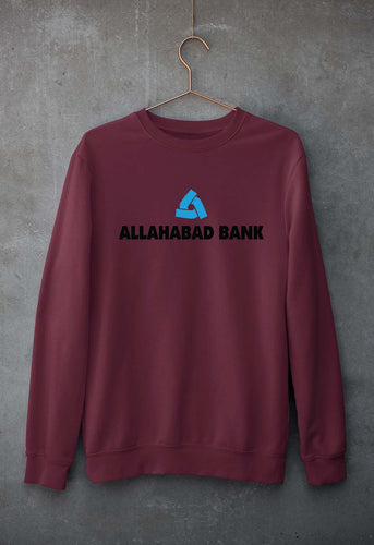 Allahabad Bank Unisex Sweatshirt for Men/Women-Maroon-Ektarfa.online