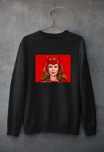 Load image into Gallery viewer, Scarlet Witch Wanda Unisex Sweatshirt for Men/Women-Black-Ektarfa.online

