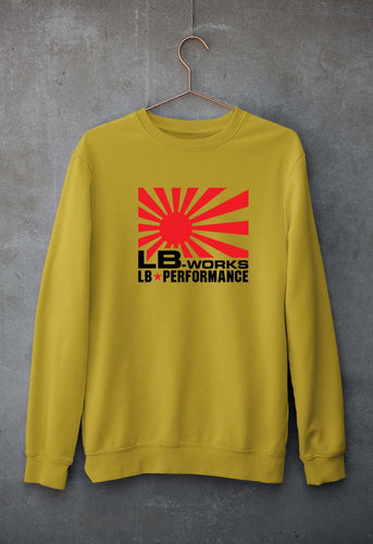 LB Works Performance Unisex Sweatshirt for Men/Women-Mustard Yellow-Ektarfa.online