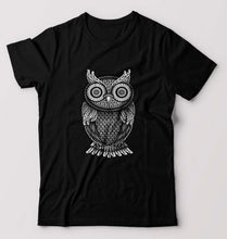 Load image into Gallery viewer, Owl T-Shirt for Men-Black-Ektarfa.online
