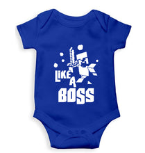 Load image into Gallery viewer, Minecraft Kids Romper For Baby Boy/Girl-0-5 Months(18 Inches)-Royal Blue-Ektarfa.online
