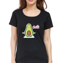 Load image into Gallery viewer, Avocado Relax T-Shirt for Women-Black-Ektarfa.online

