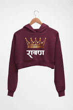 Load image into Gallery viewer, Ravand Crop HOODIE FOR WOMEN-Maroon-Ektarfa.online
