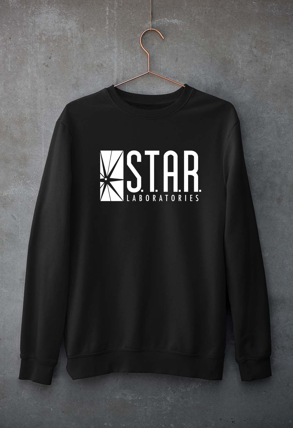 Star laboratories Unisex Sweatshirt for Men/Women-Black-Ektarfa.online