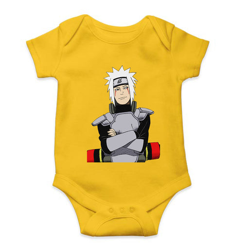 Jiraiya Kids Romper For Baby Boy/Girl-Yellow-Ektarfa.online