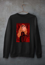Load image into Gallery viewer, Scarlet Witch Wanda Unisex Sweatshirt for Men/Women-Black-Ektarfa.online
