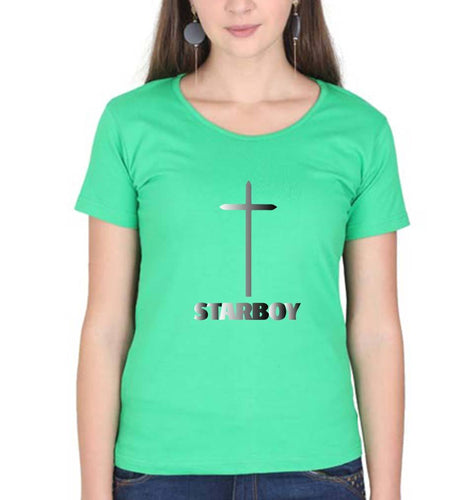 The Weeknd T-Shirt for Women-Flag Green-Ektarfa.online