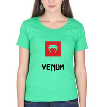 Load image into Gallery viewer, UFC Venum T-Shirt for Women-Flag Green-Ektarfa.online
