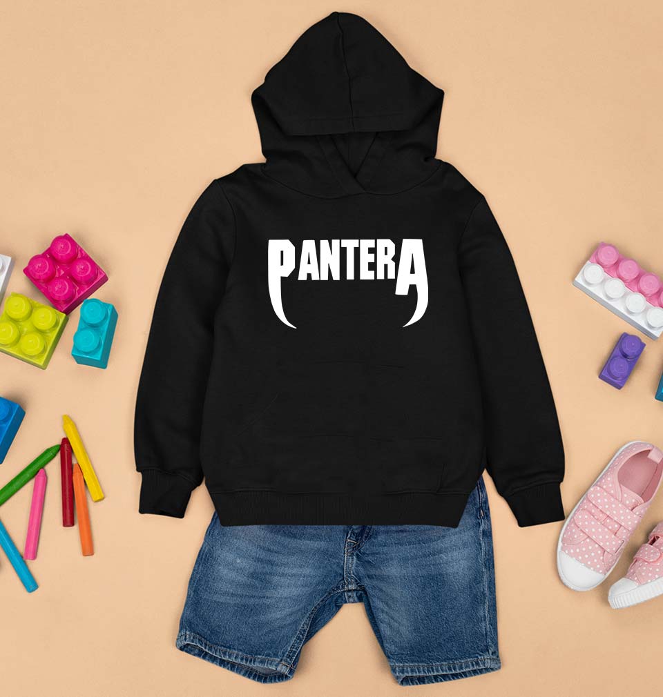 Pantera Kids Hoodie for Boy/Girl-Black-Ektarfa.online