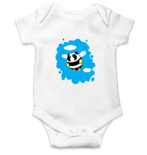 Load image into Gallery viewer, Panda Bee Wolf Kids Romper For Baby Boy/Girl-0-5 Months(18 Inches)-White-Ektarfa.online
