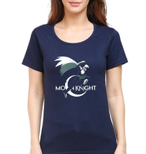 Load image into Gallery viewer, Moon Knight T-Shirt for Women-Navy Blue-Ektarfa.online
