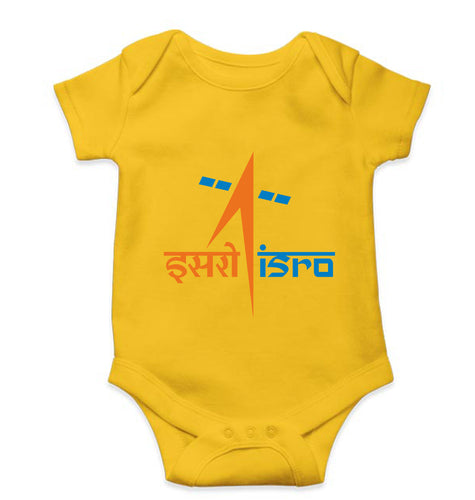 Isro Kids Romper For Baby Boy/Girl-0-5 Months(18 Inches)-Yellow-Ektarfa.online