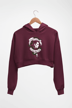 Load image into Gallery viewer, Loki Crop HOODIE FOR WOMEN-Maroon-Ektarfa.online
