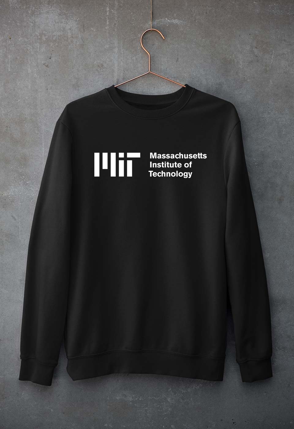MIT Unisex Sweatshirt for Men/Women-Black-Ektarfa.online