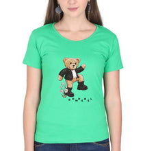 Load image into Gallery viewer, Domrebel Taddy T-Shirt for Women-Flag Green-Ektarfa.online
