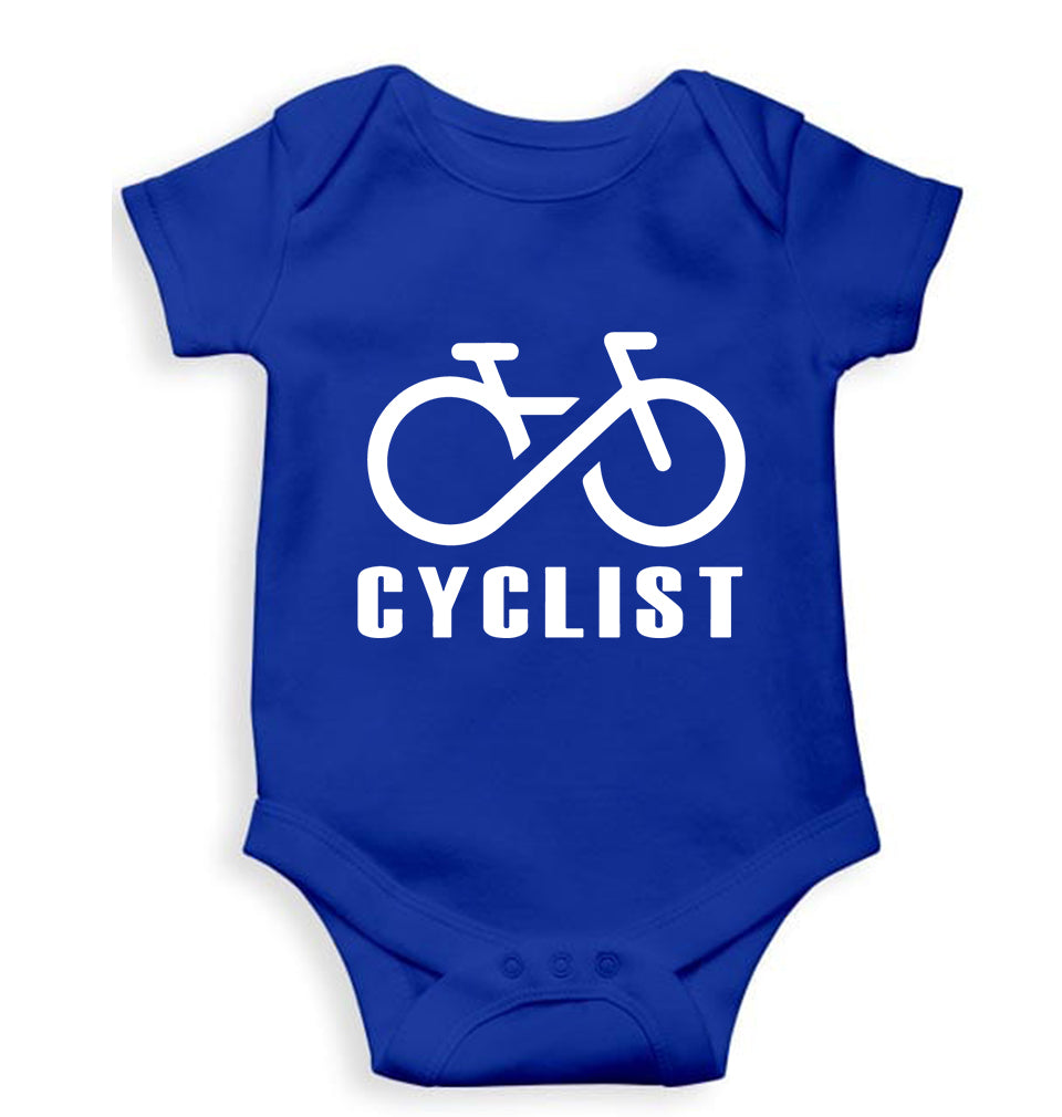 Cyclist Kids Romper For Baby Boy/Girl-Royal Blue-Ektarfa.online