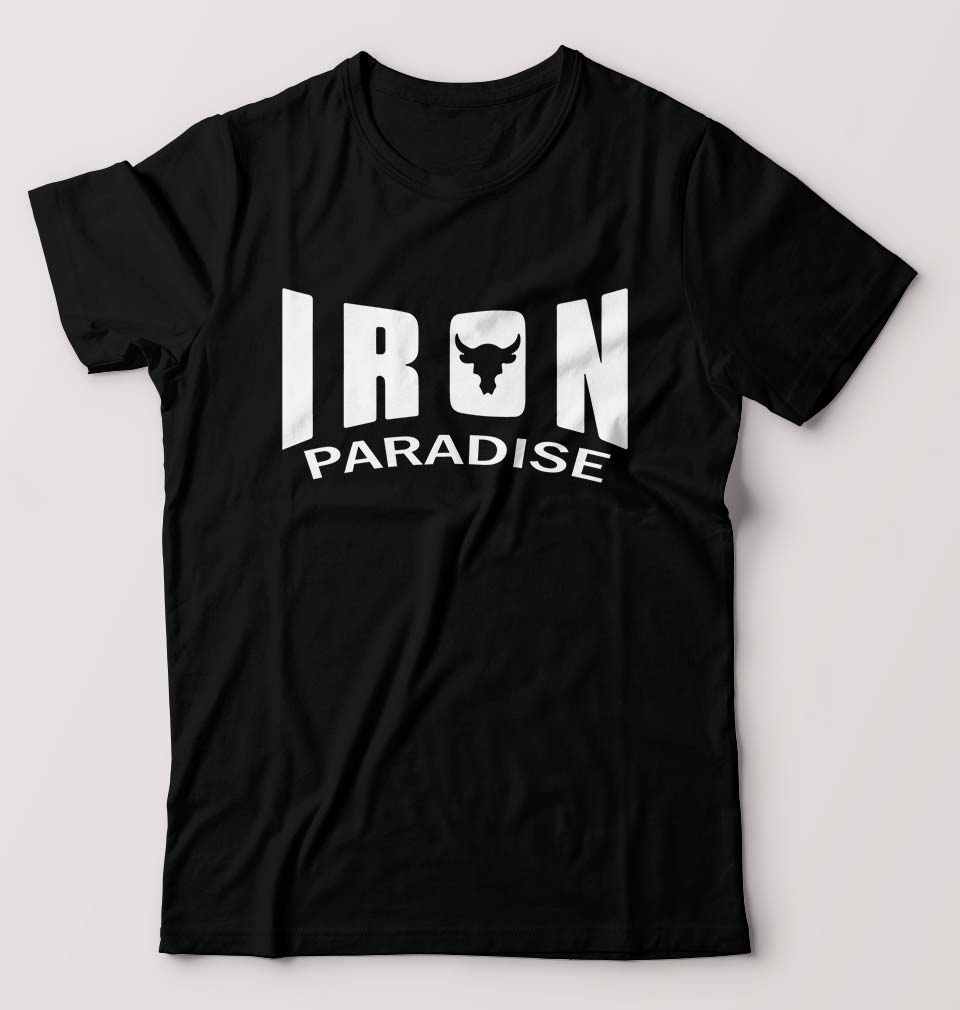 Iron Paradise T-Shirt for Men-Black-Ektarfa.online