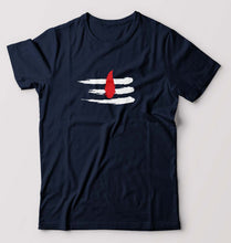 Load image into Gallery viewer, Shiva Tilak T-Shirt for Men-Navy Blue-Ektarfa.online
