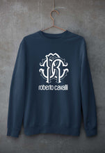 Load image into Gallery viewer, Roberto Cavalli Unisex Sweatshirt for Men/Women-Navy Blue-Ektarfa.online
