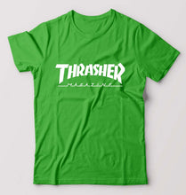 Load image into Gallery viewer, Thrasher Magazine T-Shirt for Men-Flag Green-Ektarfa.online
