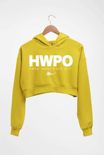 Load image into Gallery viewer, Mat Fraser(Hark Work Pays off) Crop HOODIE FOR WOMEN-Mustard Yellow-Ektarfa.online
