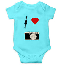 Load image into Gallery viewer, I love camera Kids Romper For Baby Boy/Girl-Sky Blue-Ektarfa.online
