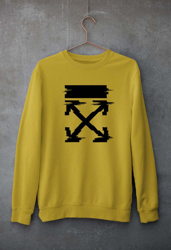 Off White Tee California Unisex Sweatshirt for Men/Women-Mustard Yellow-Ektarfa.online