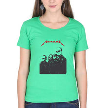 Load image into Gallery viewer, Metallica T-Shirt for Women-Flag Green-Ektarfa.online
