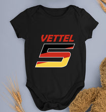 Load image into Gallery viewer, Sebastian Vettel F1 Kids Romper For Baby Boy/Girl-Black-Ektarfa.online
