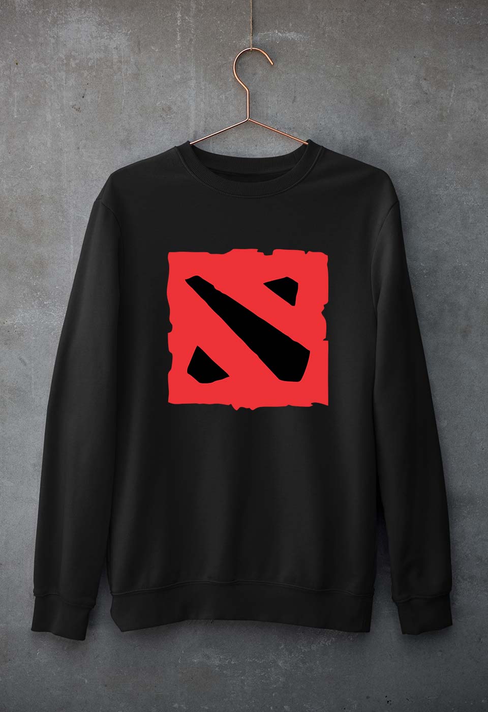 Dota Unisex Sweatshirt for Men/Women-Black-Ektarfa.online