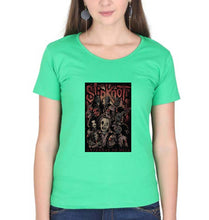 Load image into Gallery viewer, Slipknot T-Shirt for Women-Flag Green-Ektarfa.online
