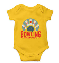 Load image into Gallery viewer, Bowling Champion Kids Romper For Baby Boy/Girl-Yellow-Ektarfa.online
