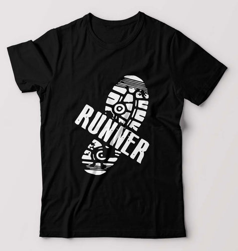 Runner Running T-Shirt for Men-Black-Ektarfa.online