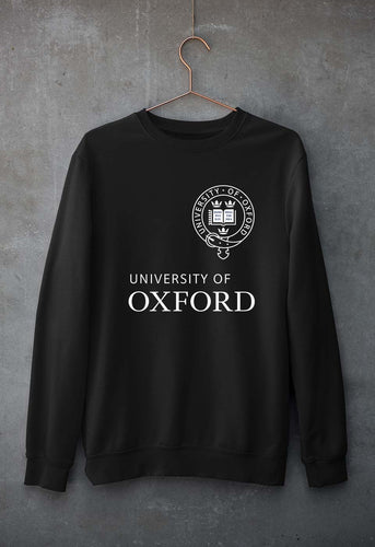 University of Oxford Unisex Sweatshirt for Men/Women-Black-Ektarfa.online