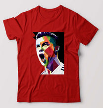 Load image into Gallery viewer, Cristiano Ronaldo CR7 T-Shirt for Men-Red-Ektarfa.online
