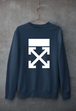 Load image into Gallery viewer, Off-white Unisex Sweatshirt for Men/Women-Navy Blue-Ektarfa.online
