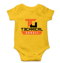 Load image into Gallery viewer, Technical Guruji(Gaurav Chaudhary) Kids Romper For Baby Boy/Girl-Yellow-Ektarfa.online
