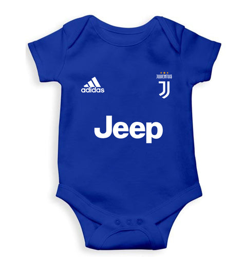 Juventus F.C. 2021-22 Kids Romper For Baby Boy/Girl-0-5 Months(18 Inches)-Royal Blue-Ektarfa.online