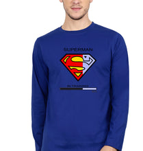 Load image into Gallery viewer, Superman Gym Full Sleeves T-Shirt for Men-Royal Blue-Ektarfa.online
