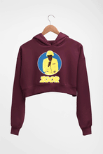 Load image into Gallery viewer, Igor Crop HOODIE FOR WOMEN-Maroon-Ektarfa.online

