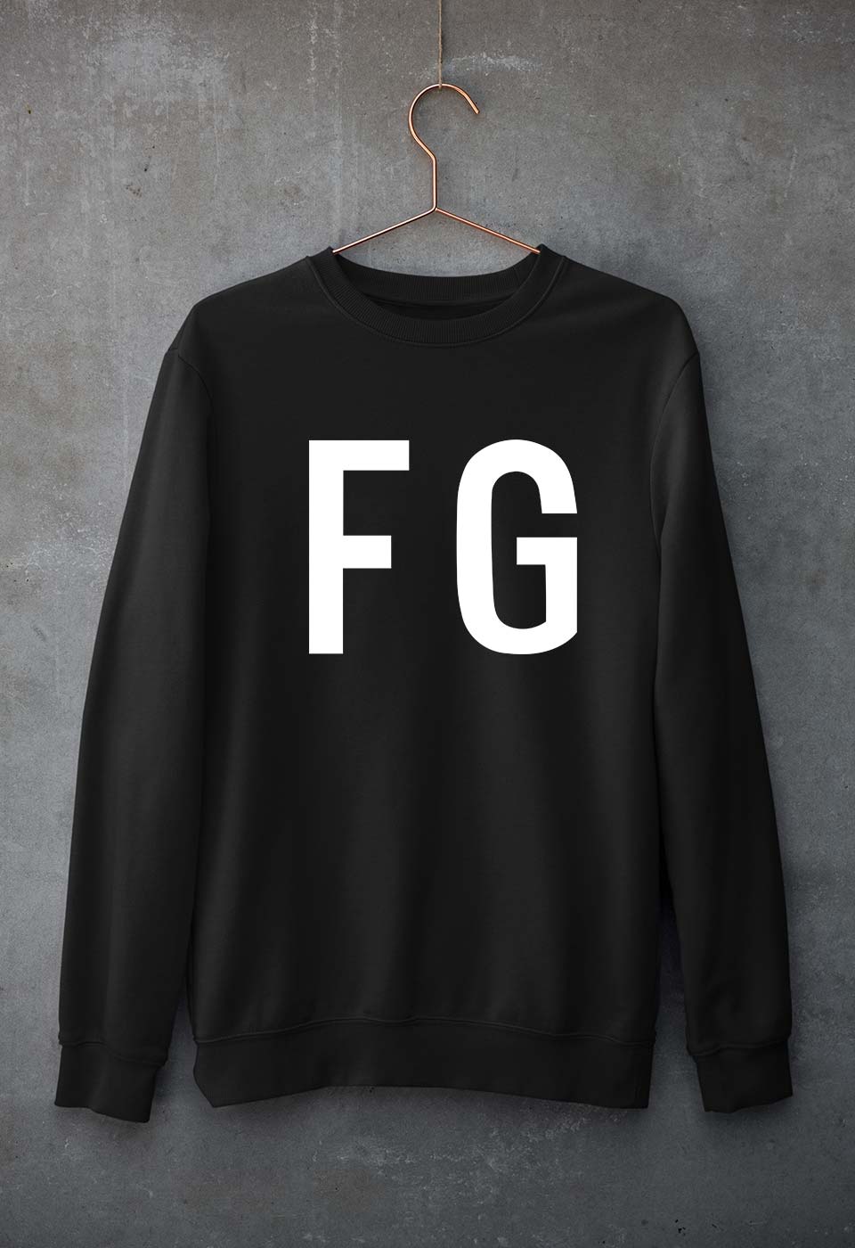 Fear of God Unisex Sweatshirt for Men/Women-Black-Ektarfa.online