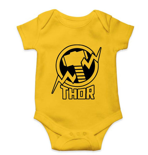 Thor Superhero Kids Romper For Baby Boy/Girl-Yellow-Ektarfa.online