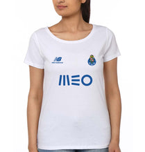 Load image into Gallery viewer, FC Porto 2021-22 T-Shirt for Women-White-Ektarfa.online
