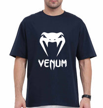 Load image into Gallery viewer, UFC Venum Oversized T-Shirt for Men-Navy Blue-Ektarfa.online
