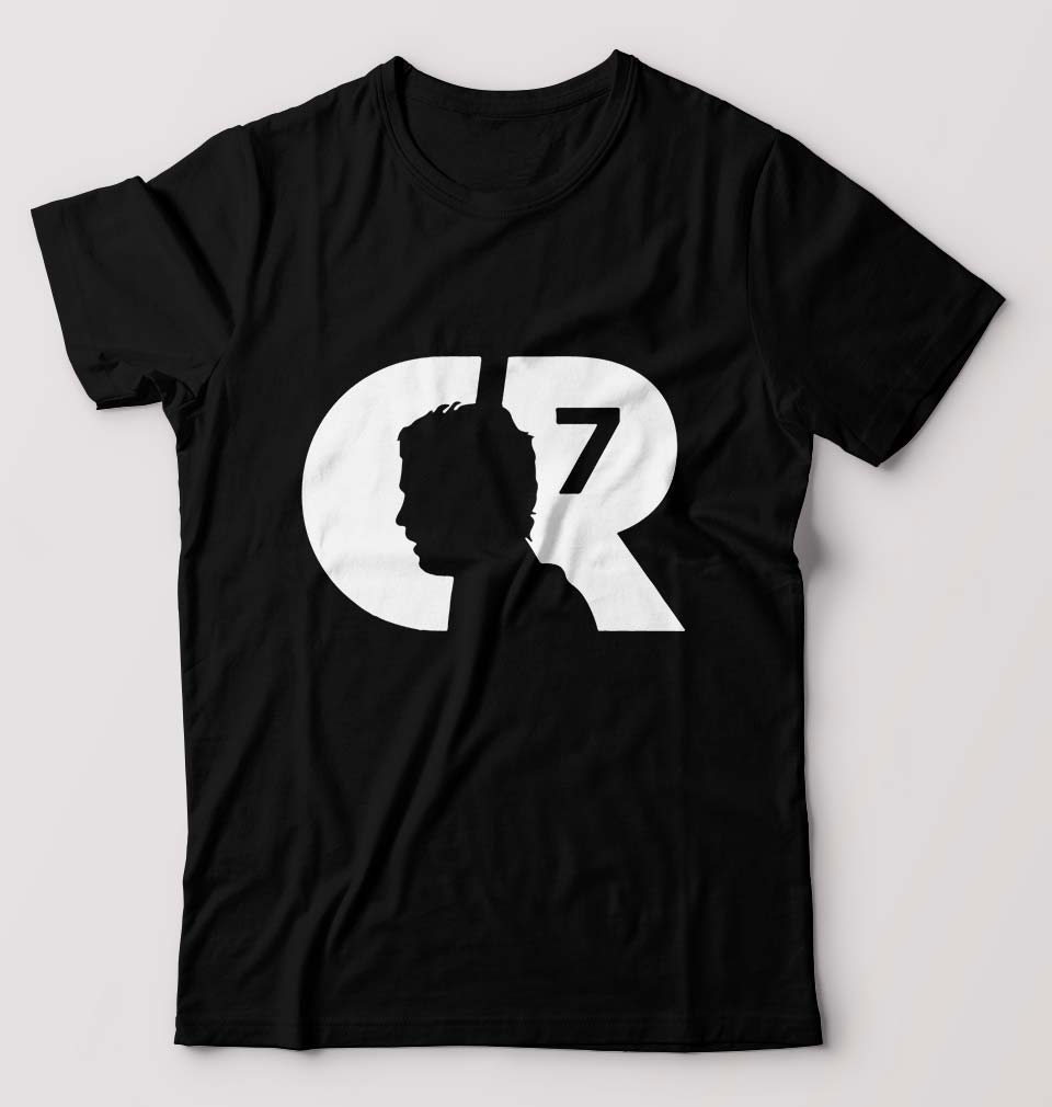 Cristiano Ronaldo CR7 T-Shirt for Men-Black-Ektarfa.online